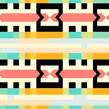 Artwork thumbnail, Kente Pattern by SideSignal
