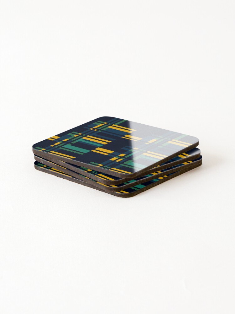 Thumbnail 4 of 5, Coasters (Set of 4), Kente Pattern designed and sold by SideSignal.