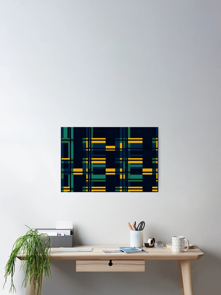 Thumbnail 2 of 3, Poster, Kente Pattern designed and sold by SideSignal.