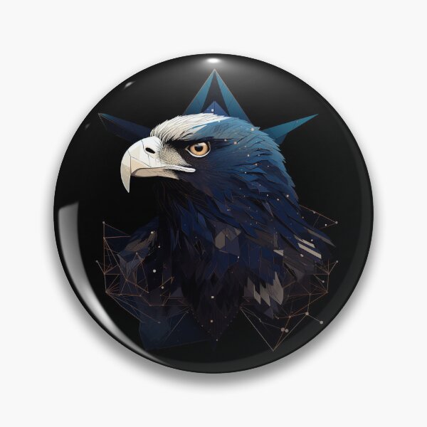 Item preview, Geometric Eagle Majesty: A Striking Fusion of Precision and Power designed and sold by MajesticArtPL.