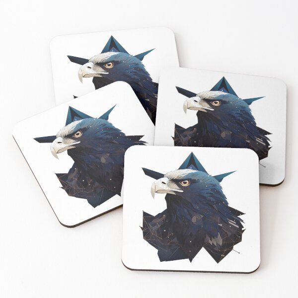Item preview, Geometric Eagle Majesty: A Striking Fusion of Precision and Power designed and sold by MajesticArtPL.