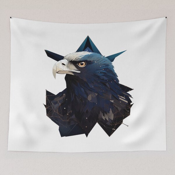 Item preview, Geometric Eagle Majesty: A Striking Fusion of Precision and Power designed and sold by MajesticArtPL.