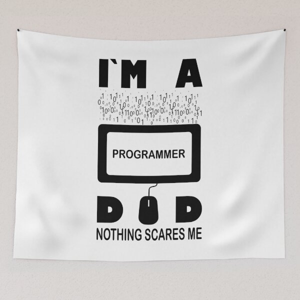 Item preview, I`m  a Programmer Dad Nothing Scares Me designed and sold by Bettylop.
