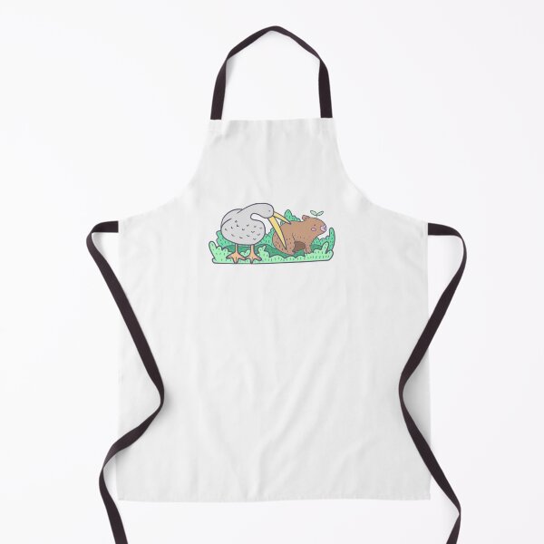 Item preview, Capybara with funny bird designed and sold by Roses Mond.