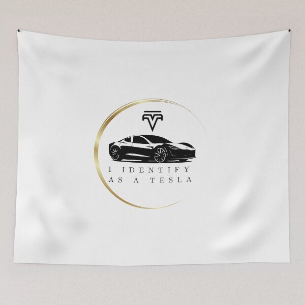 Item preview, i Identify As A Tesla - Electric Car Enthusiast - Tesla Vehicle Fanatics  designed and sold by ArtSculpt.