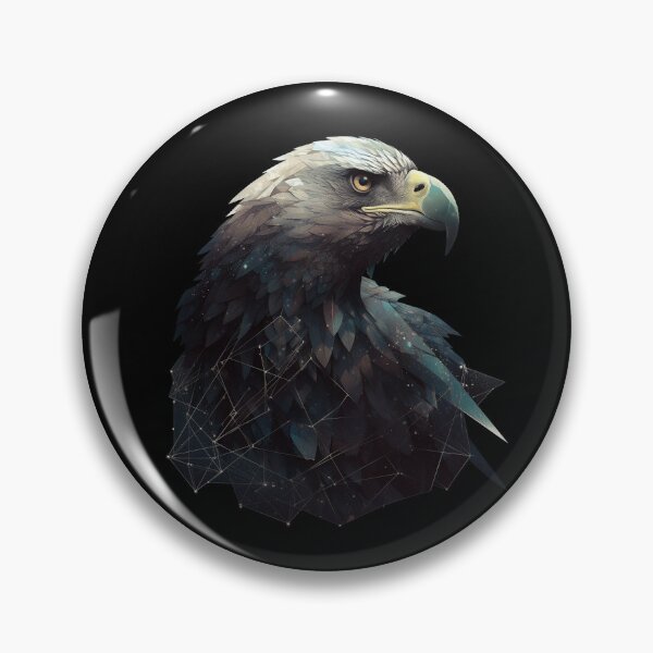 Item preview, Geomajestic Eagle: A Fusion of Elegance and Precision designed and sold by MajesticArtPL.