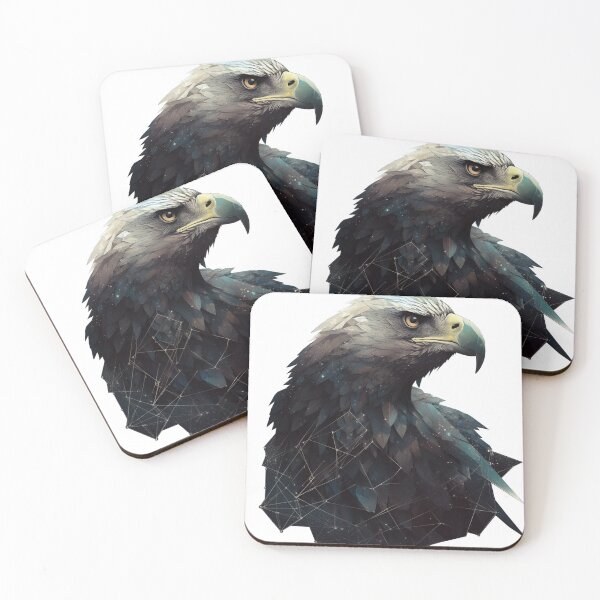 Item preview, Geomajestic Eagle: A Fusion of Elegance and Precision designed and sold by MajesticArtPL.