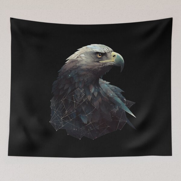 Item preview, Geomajestic Eagle: A Fusion of Elegance and Precision designed and sold by MajesticArtPL.