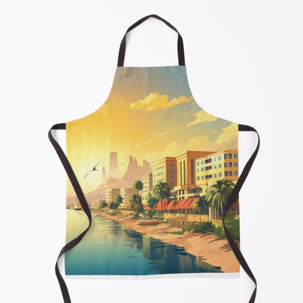 Item preview, A Vintage Travel Illustration of Izmir - Turkey designed and sold by GoodOldVintage.