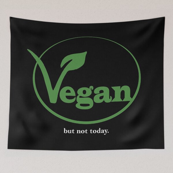 Item preview, Vegan, but not today - Vegan Symbol designed and sold by CottonGarb.