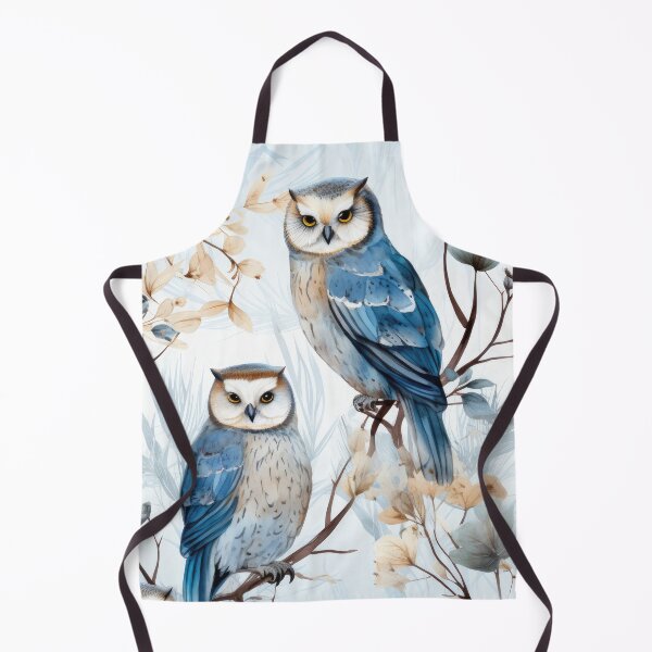 Item preview, "Watchers from the twilight woods" - Owl Seamless Pattern  designed and sold by NevernotmeUK.