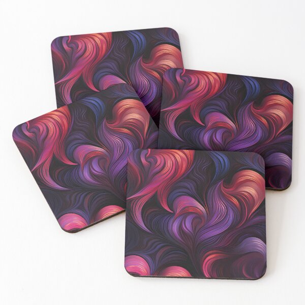 Item preview, Optical Art Extravaganza: Pulsating Heart Patterns in Vibrant Reds and Pinks designed and sold by polonuim210.
