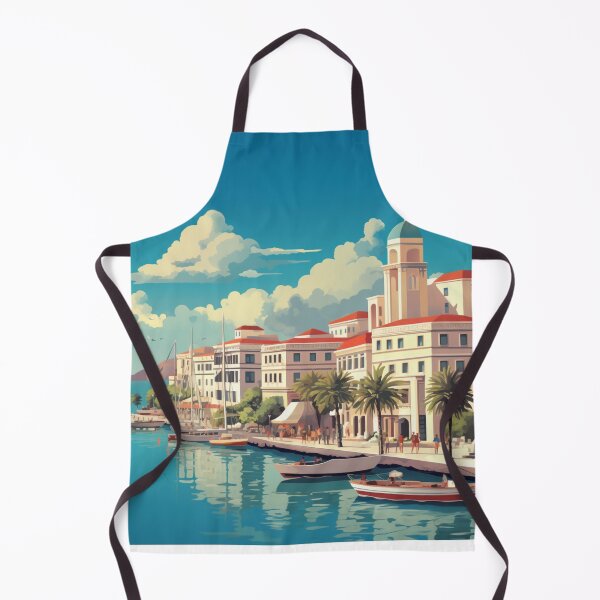 Item preview, A Vintage Travel Illustration of Izmir - Turkey designed and sold by GoodOldVintage.