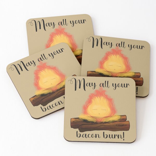 Item preview, Cozy Calcifer: May all your bacon burn! designed and sold by ArtworksByBelle.