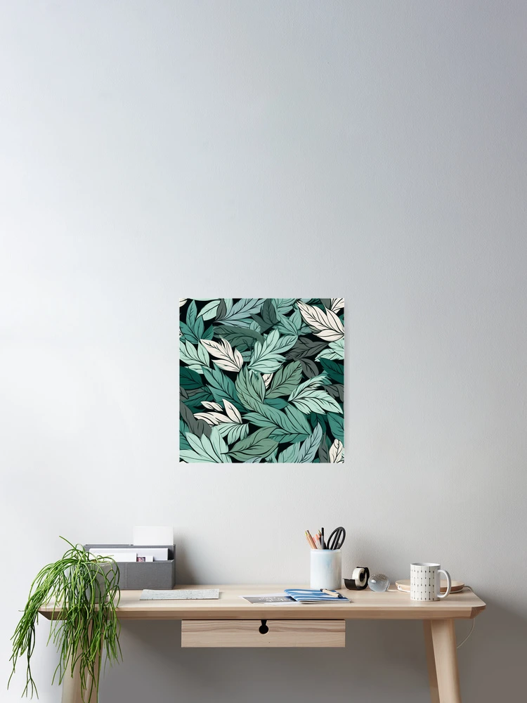Thumbnail 2 of 3, Poster, Leaf Pattern designed and sold by SideSignal.