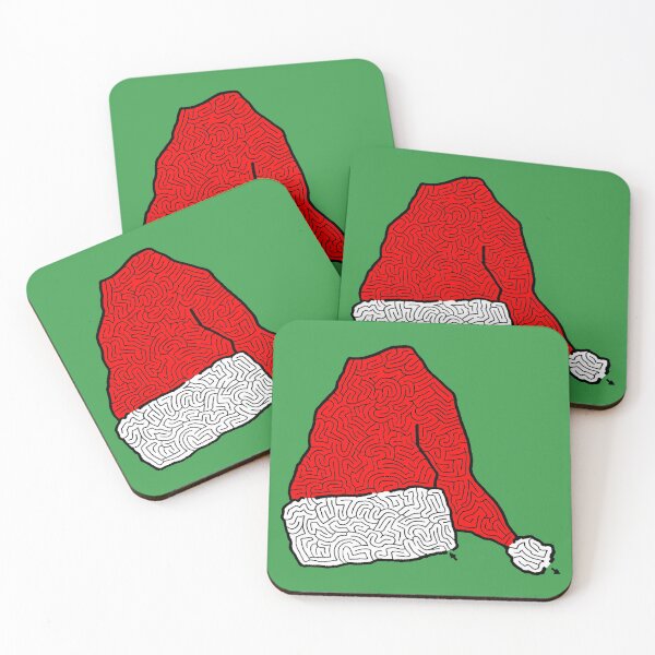 Item preview, Santa Hat Maze designed and sold by AiXeLsyD13.