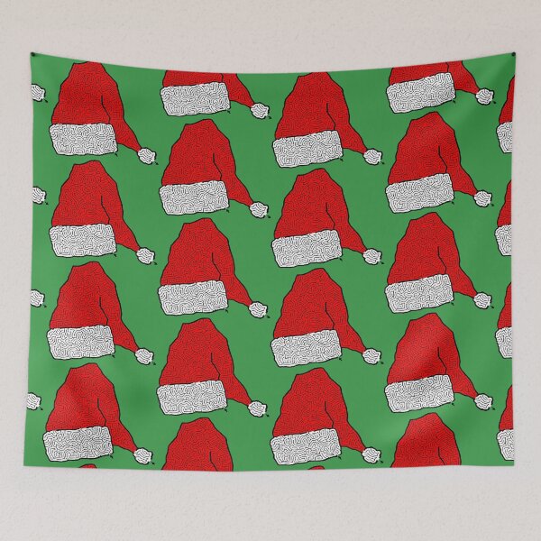 Item preview, Santa Hat Maze designed and sold by AiXeLsyD13.