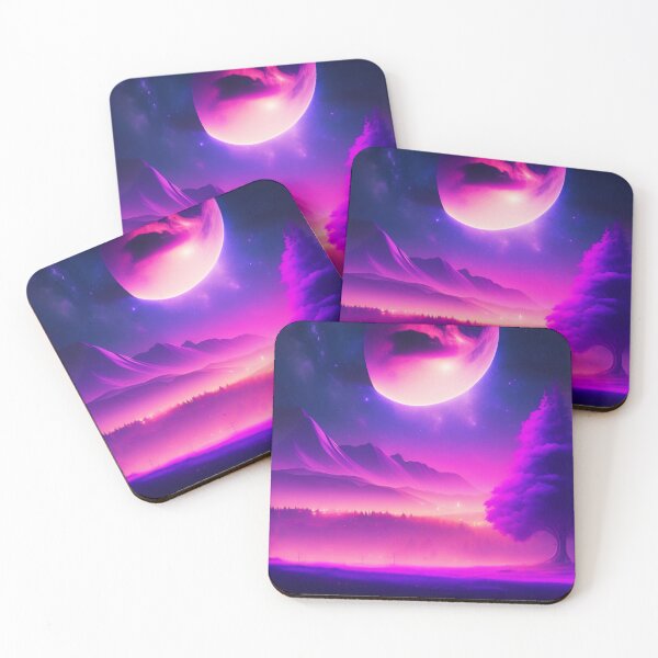 Item preview, Beautiful Purple Starry Night designed and sold by WhimsyRealm.