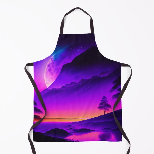Item preview, Purple Night: A Serenade of Cosmic Colors designed and sold by WhimsyRealm.