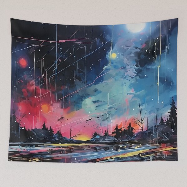 Item preview, Neon Winter Nights - Digital Art designed and sold by SnoopyTF.