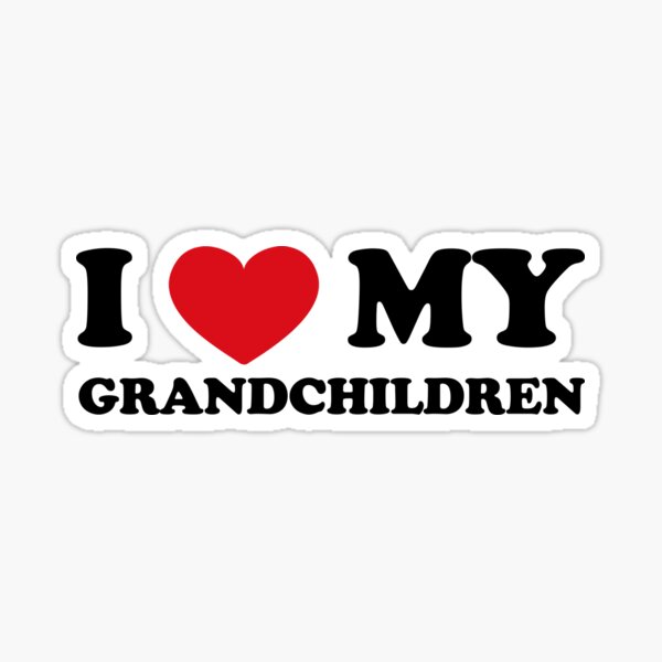 Baby Aufkleber Enkelkinder mit Schriftzug und Name von Enkel Enkelin
