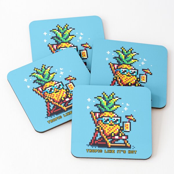 Item preview, Beachside Pineapple Chill: Summer Sun & Fun designed and sold by PixelPunkster.