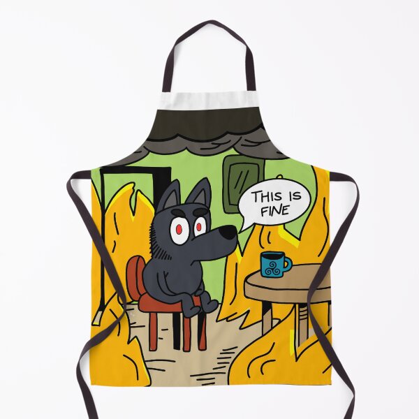 Item preview, This Is Fine designed and sold by SterekBiz.