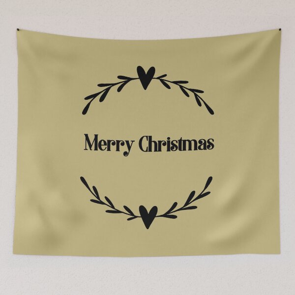 Item preview, decorative Merry Christmas inscription designed and sold by Meandmyshop.