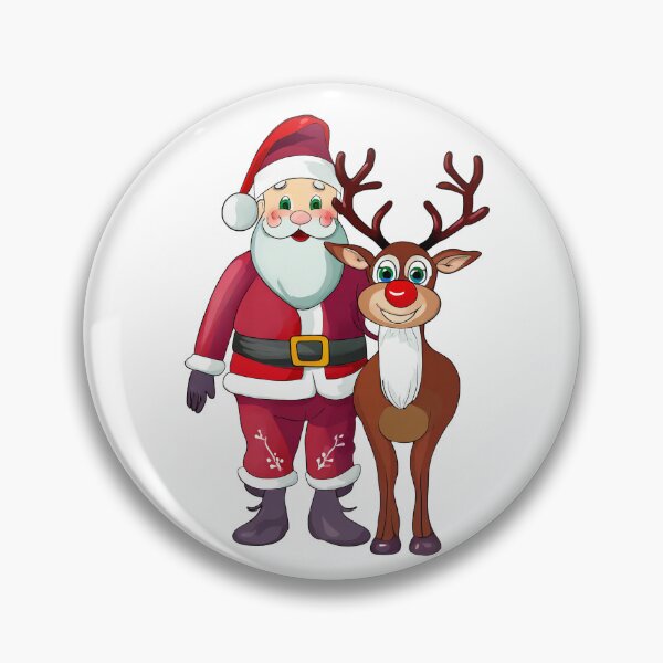 Item preview, Santa and Rudolph the Red Nosed Reindeer designed and sold by SW-Graphics.