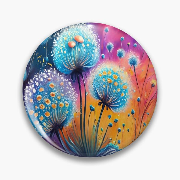 Item preview, Colorful Dandelion Alcohol Ink designed and sold by MysticRaine.