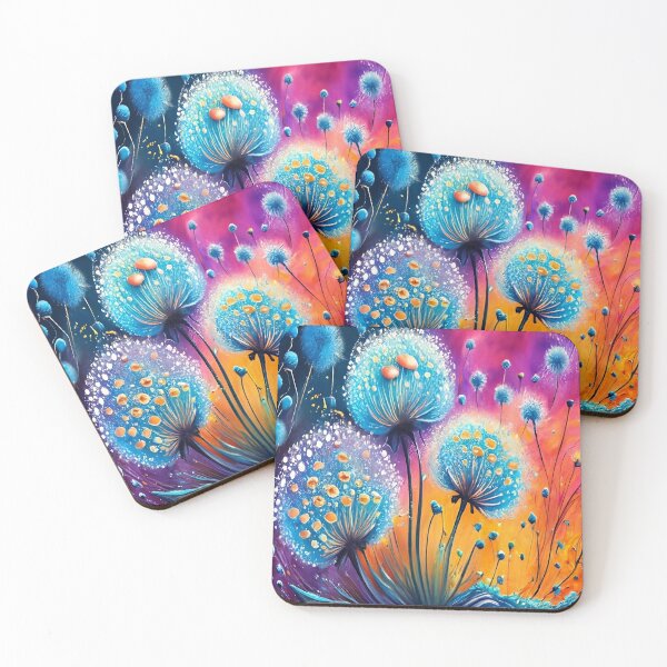 Item preview, Colorful Dandelion Alcohol Ink designed and sold by MysticRaine.
