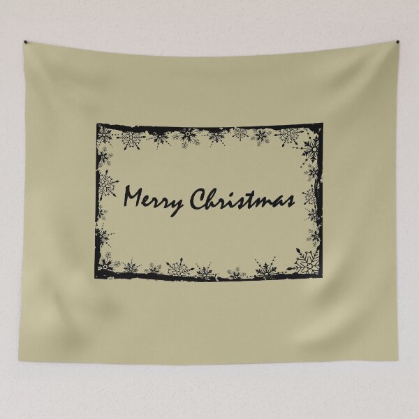 Item preview, Merry Christmas inscription placed in decorative frame designed and sold by Meandmyshop.