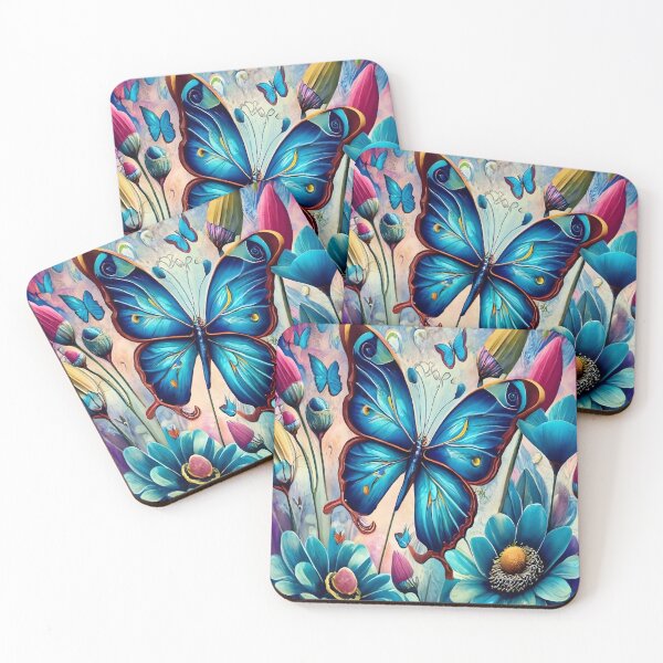 Item preview, Floral Butterfly Alcohol Ink designed and sold by MysticRaine.