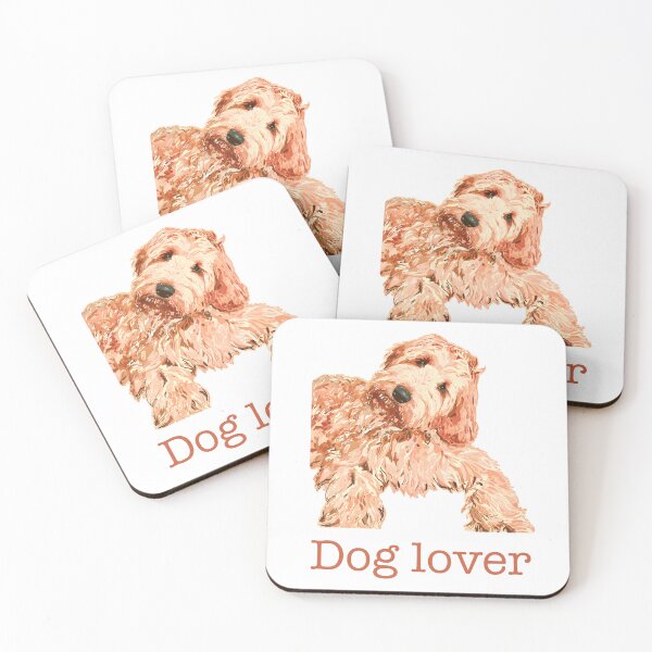 Item preview, Adorable puppy dog with Dog Lover phrase designed and sold by K Mussack.