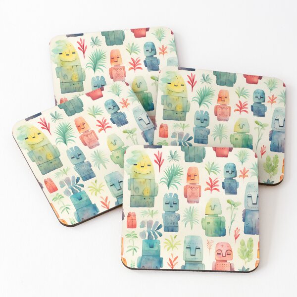 Item preview, Easter Island Statue pattern designed and sold by Sp3ctrumOfColor.