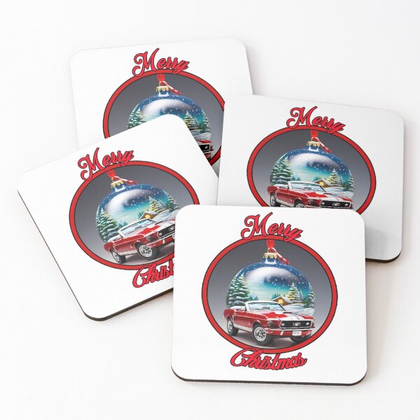 Item preview, 69 Ford Mustang-Merry Christmas designed and sold by T-Bucket-Tees.