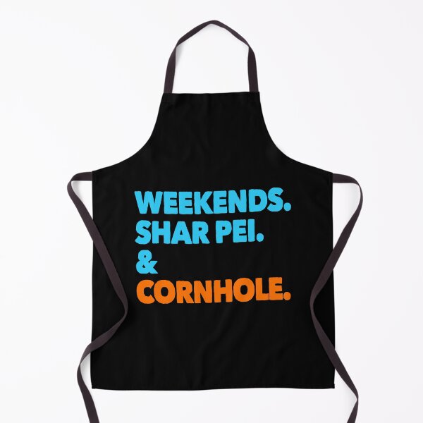 Item preview, Weekends Shar Pei and Cornhole Funny Dog Gift  designed and sold by Guarddogdrive.