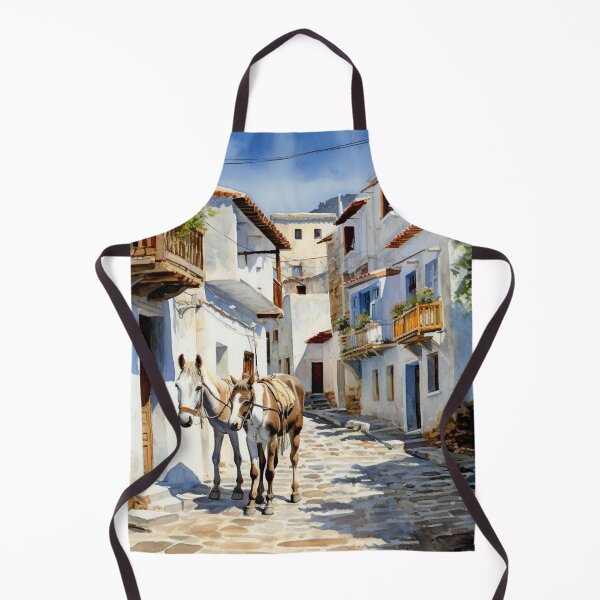 Item preview, Watercolor Design of Skopelos - Greece  designed and sold by Sketch-Shack.