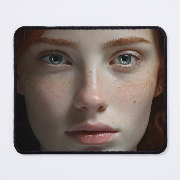Item preview, Woman with Fiery Red Hair designed and sold by soulofalion.