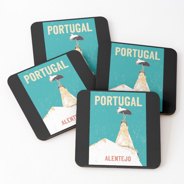 Item preview, Stork in Alentejo Illustration - Portugal Art Print designed and sold by Lemomo-artworks.