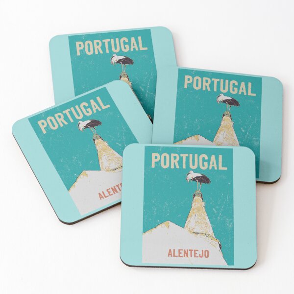Item preview, Stork in Alentejo Illustration - Portugal Art Print designed and sold by Lemomo-artworks.