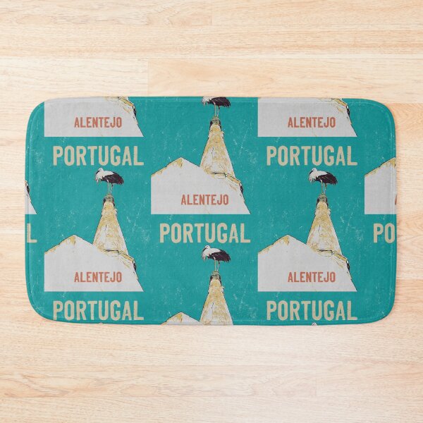 Item preview, Stork in Alentejo Illustration - Portugal Art Print designed and sold by Lemomo-artworks.