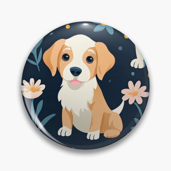 Item preview, Pastel Puppies - Vector seamless artwork designed and sold by NevernotmeUK.