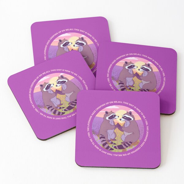 Item preview, Sapphic Swiftie Raccoons  designed and sold by Hevding.