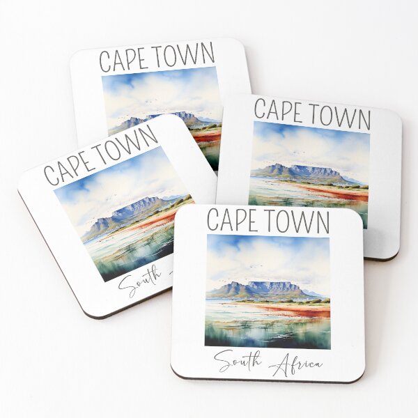 Item preview, Watercolor Design of Cape Town - South Africa  designed and sold by Sketch-Shack.