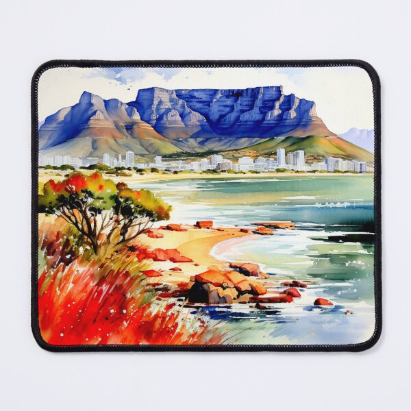 Item preview, Watercolor Design of Cape Town - South Africa  designed and sold by Sketch-Shack.