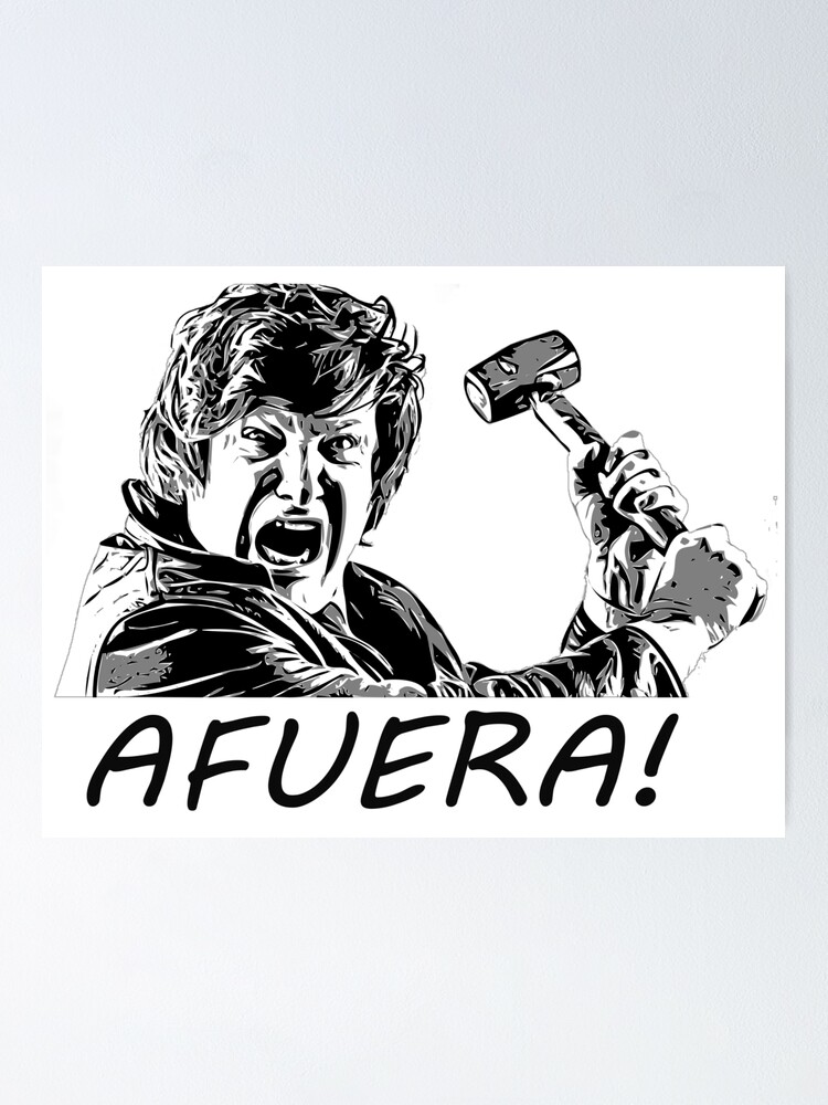 Javier Milei Afuera Poster For Sale By LibertyTees Redbubble