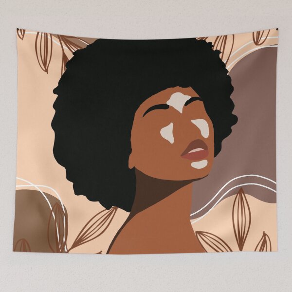 Item preview, Afro Portrait Piece designed and sold by NottaDemigod.