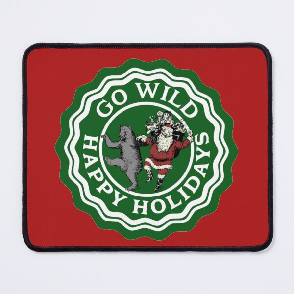 Item preview, Go Wild Happy Holidays  designed and sold by Lil-Bit-Batty.