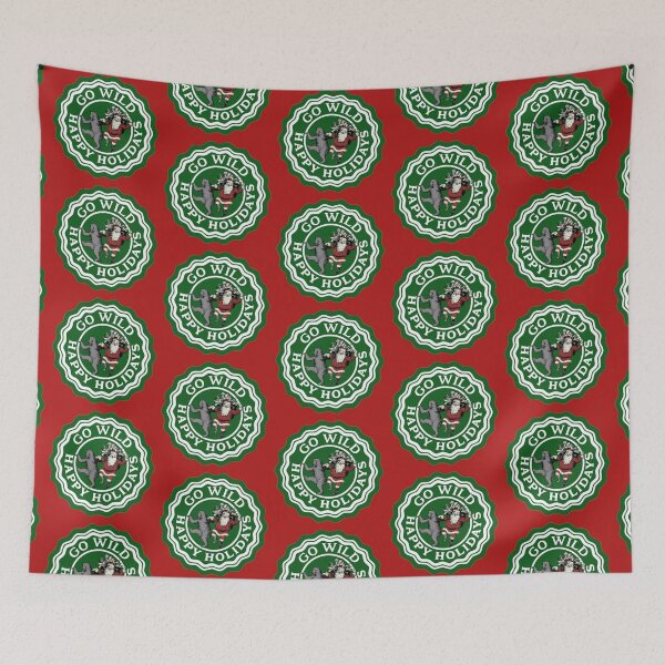 Item preview, Go Wild Happy Holidays  designed and sold by Lil-Bit-Batty.
